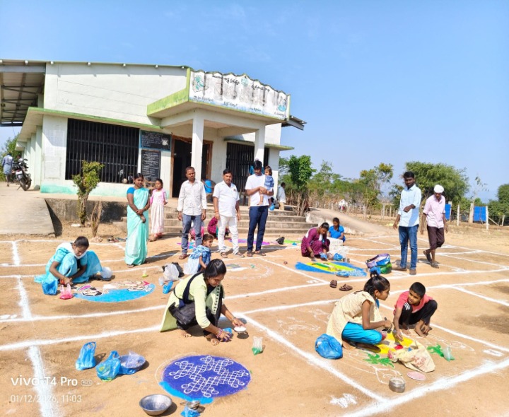 జన్నారంలో ప్రారంభమైన ముగ్గుల పోటీలు