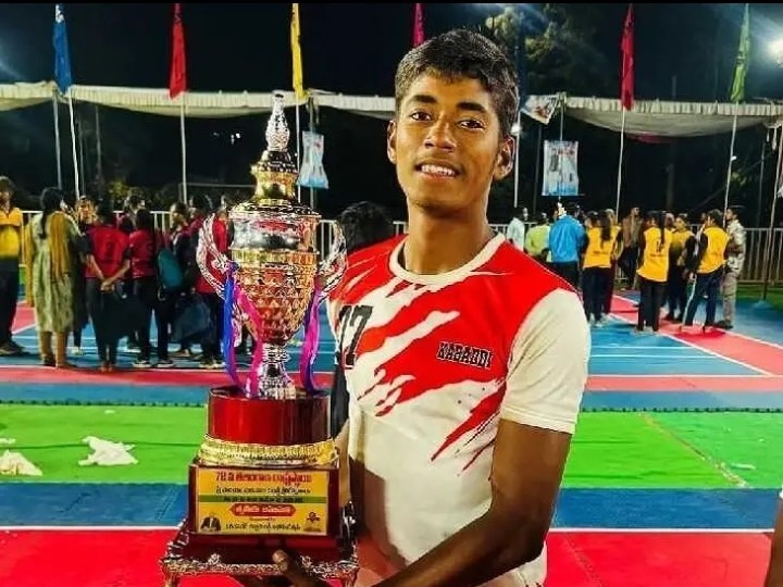 జాతీయ స్థాయి కబడ్డీ పోటీలకు జిల్లా యువకుడు