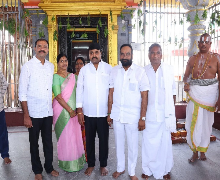 పెదపరిమిలో నూతన రామాలయం దర్శించిన ఎమ్మెల్యేలు