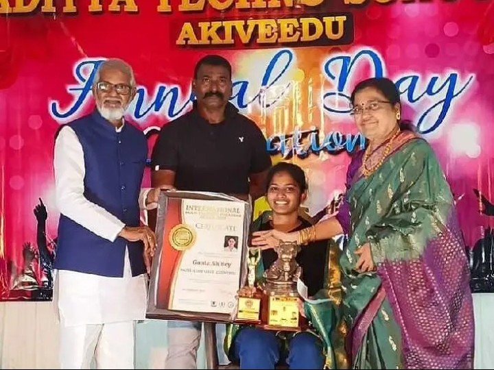 ఆకివీడులో గంటా షైనీకి సన్మానం