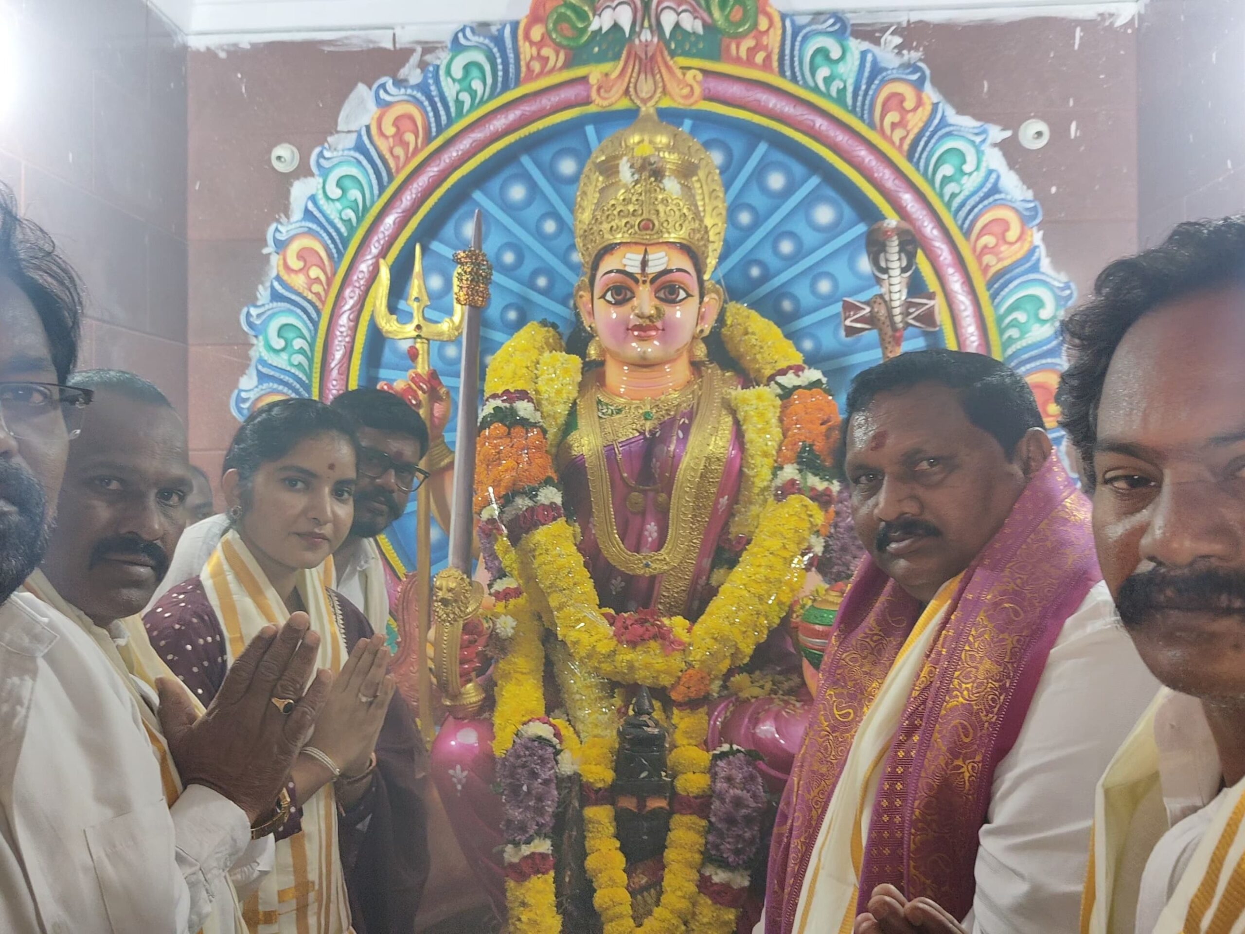 నవశక్తి దేవతల ఆలయ సముదాయం పునఃప్రారంభం