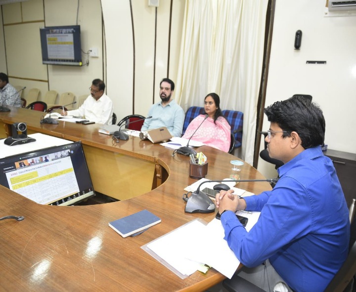 సీఎస్ వీసీలో పాల్గొన్న కలెక్టర్