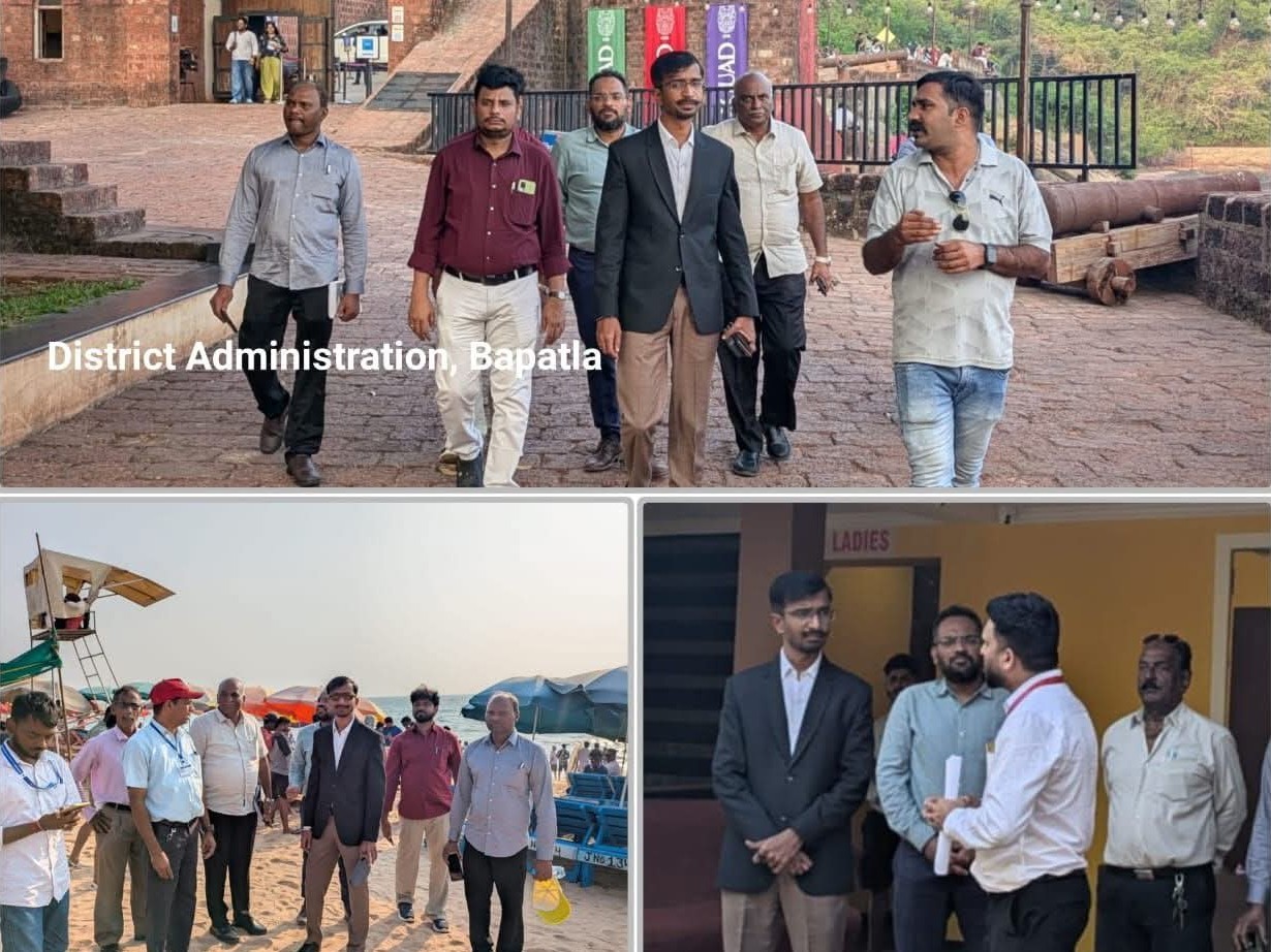 బాపట్ల తీర అభివృద్ధిపై గోవాలో కలెక్టర్ పర్యటన