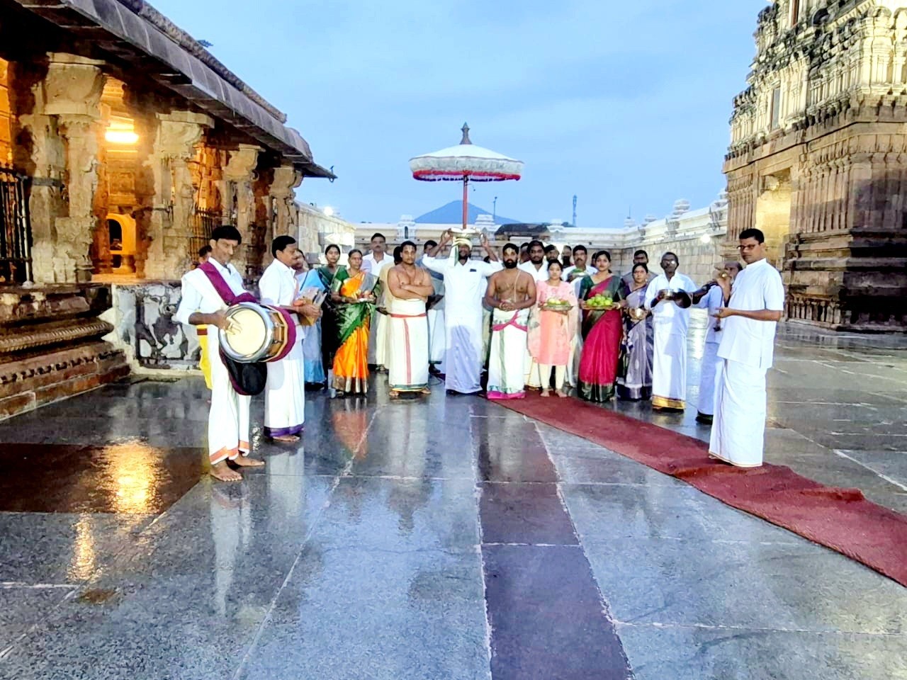 కోదండరామయ్యకు స్నపన తిరుమంజన సేవ