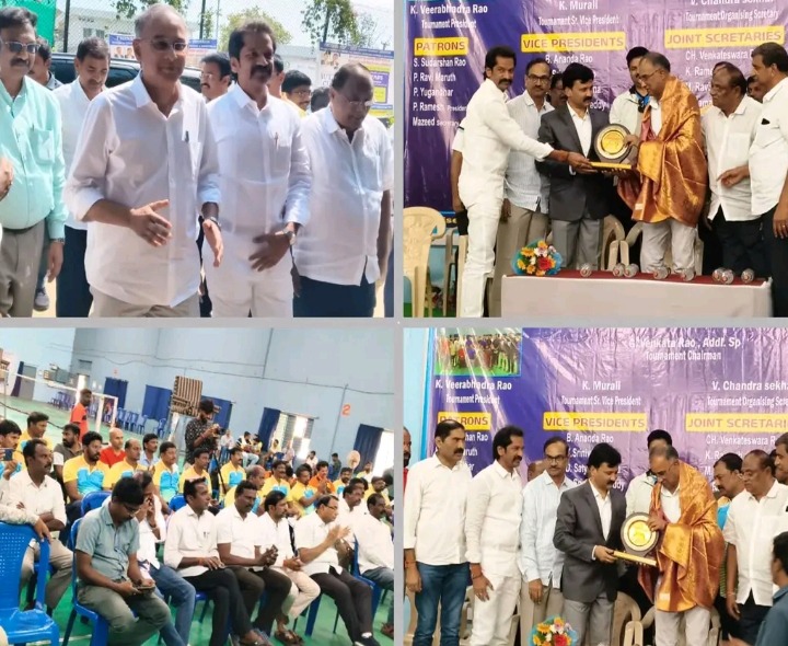 బ్యాడ్మింటన్ టోర్నమెంట్‌ను ప్రారంభించిన ఎంపీ