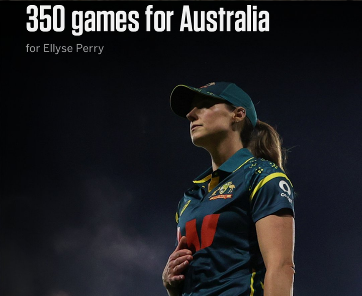 తొలి ప్లేయర్‌గా ఎలీస్ పెర్రీ రికార్డ్!