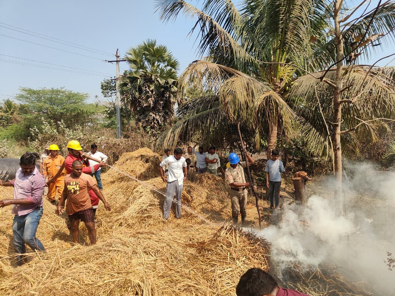కొత్త బగ్గంలో అగ్నిప్రమాదం