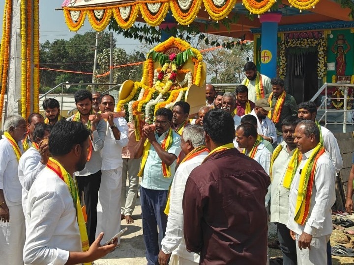 ఘనంగా  దేవాలయ మొదటి వార్షికోత్సవం