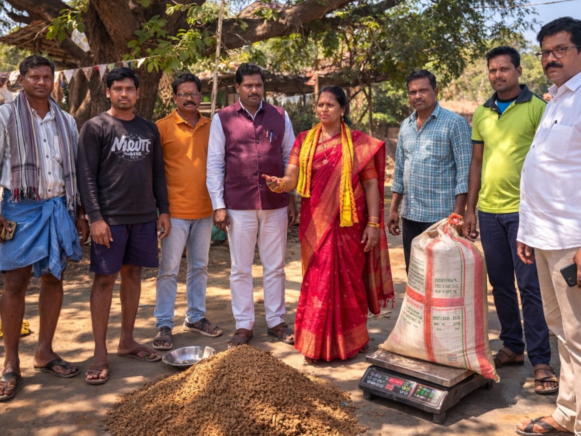 ముంచంగిపుట్టు సంతలో రైతుల సమస్యలపై ఆరా