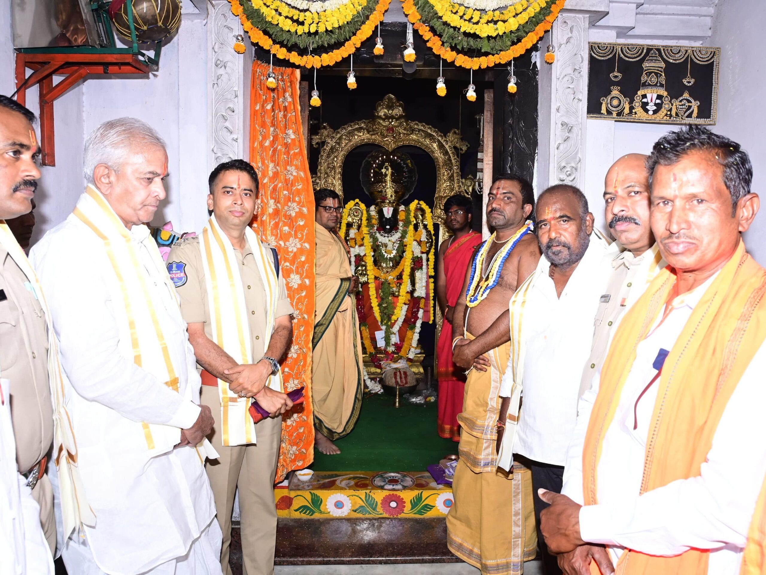 వెంకటేశ్వర స్వామిని దర్శించుకున్న ఎస్పీ