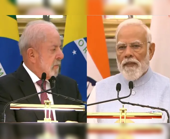 ప్రధాని మోదీ, లూలా డ సిల్వా మధ్య చర్చలు