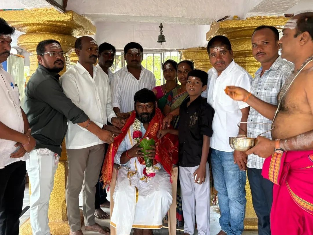 లింగేశ్వర స్వామి ఆలయంలో మున్సిపల్ నూతన ఛైర్మన్