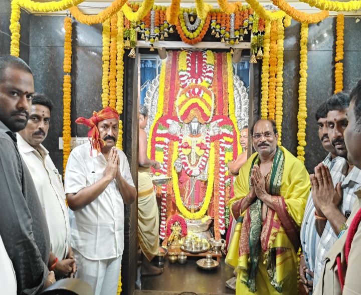 ఆలయ బ్రహ్మోత్సవాల్లో పాల్గొన్న ఎమ్మెల్యే