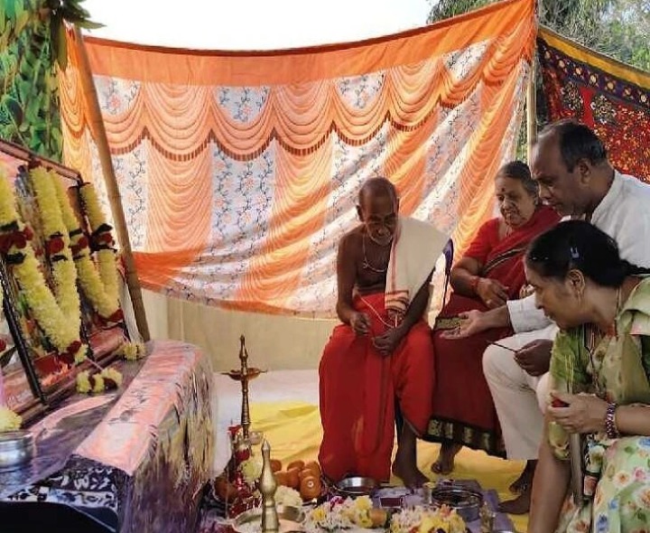 నిడదవోలులో హనుమాన్ చాలీసా పారాయణ