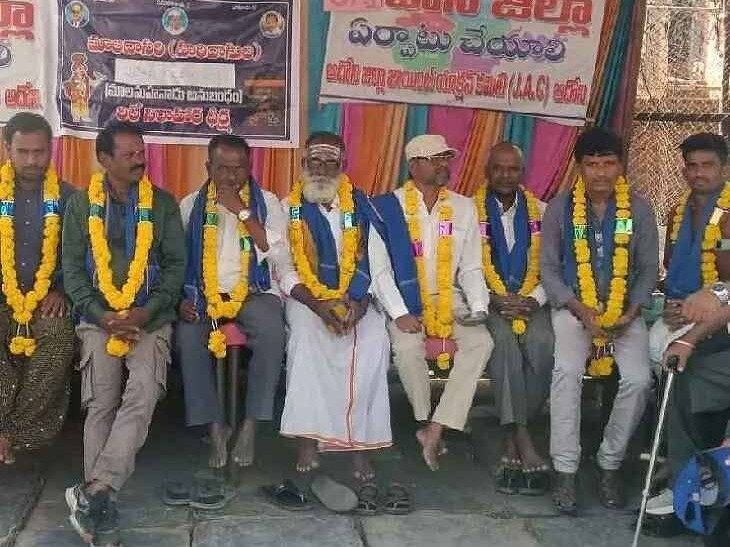 ఆదోనిలో 99వకు చేరుకున్న దీక్షలు