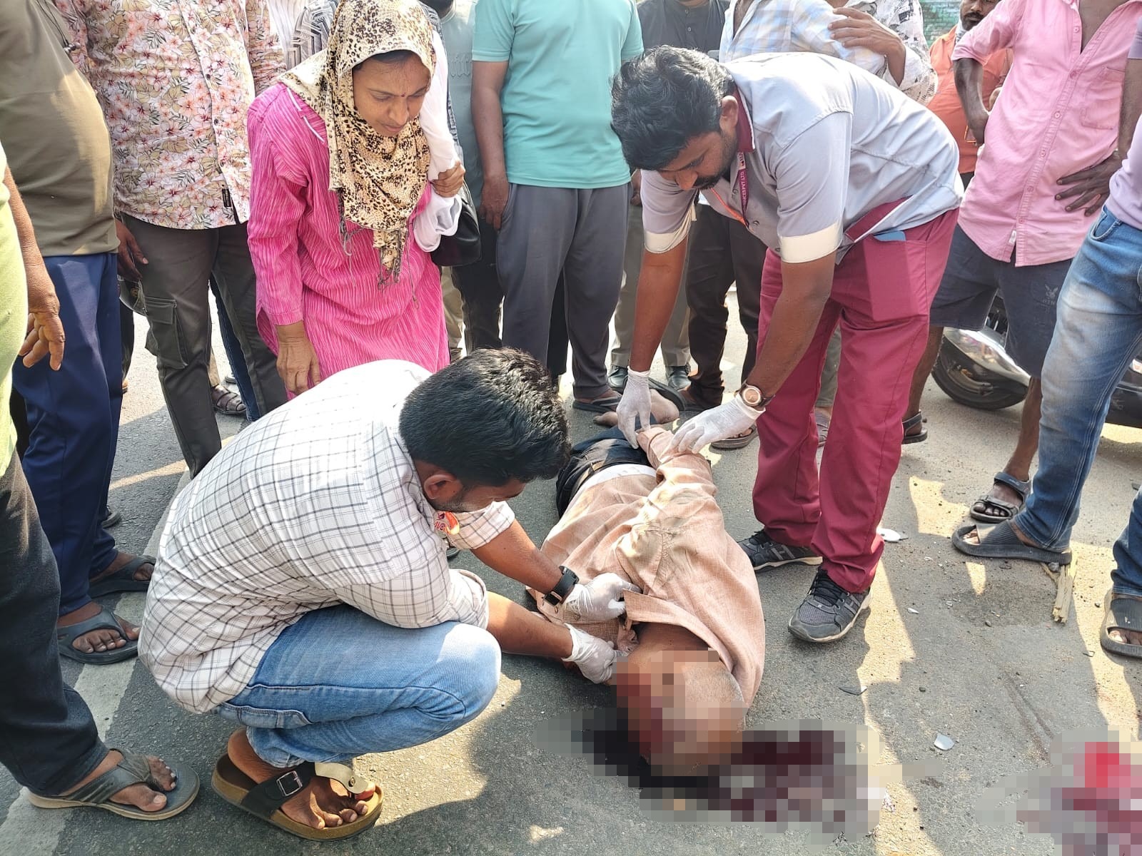 VIDEO: రోడ్డు ప్రమాదం.. వ్యక్తి మృతి