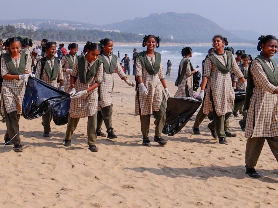 రుషికొండ బీచ్‌లో మెగా క్లీనింగ్‌