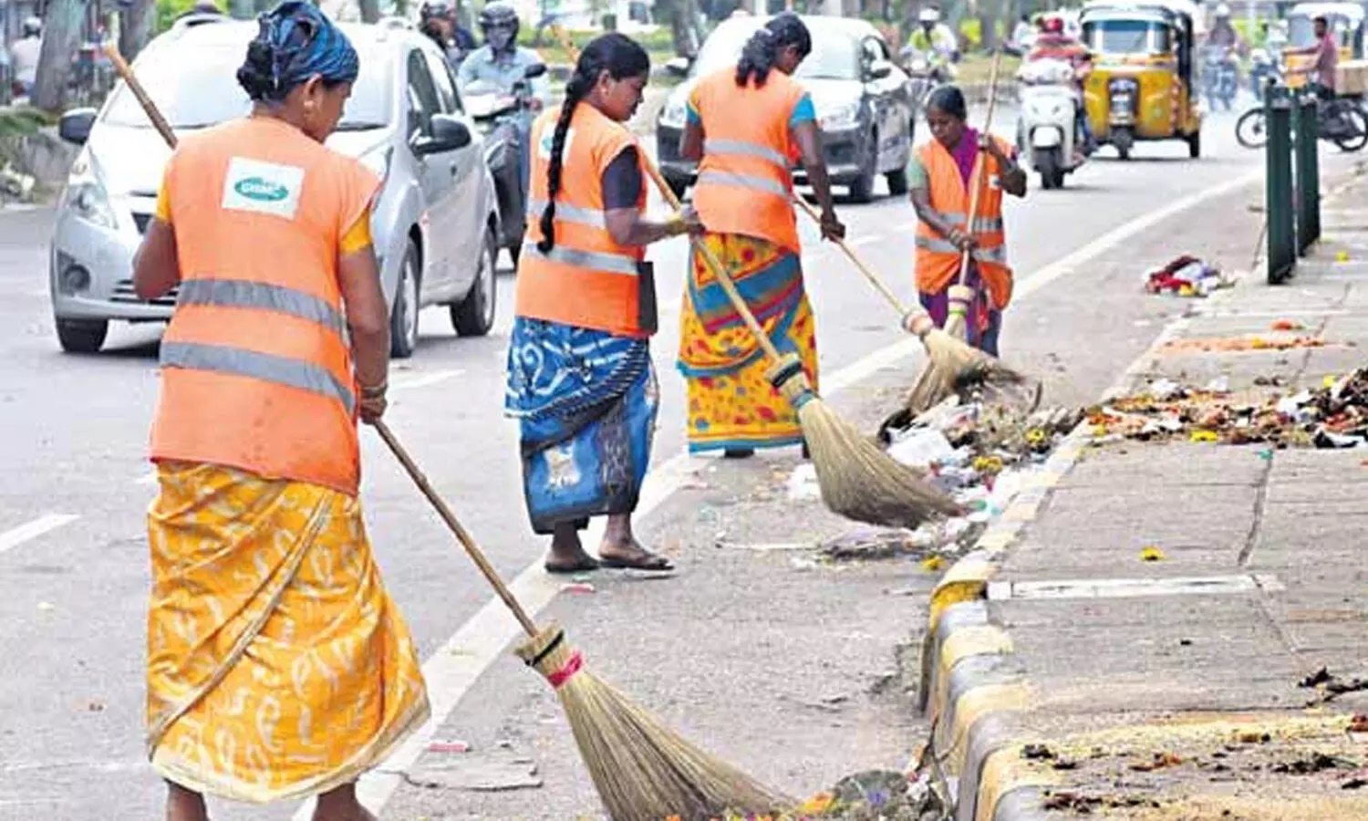ధర్నాను పిలుపునిచ్చిన మున్సిపల్ కార్మికులు