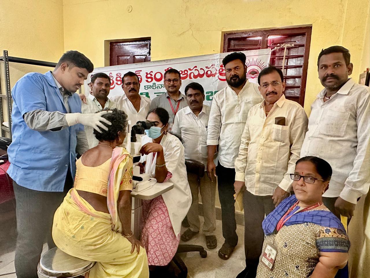 విజయవంతమైన ఉచిత కంటి వైద్య శిబిరం