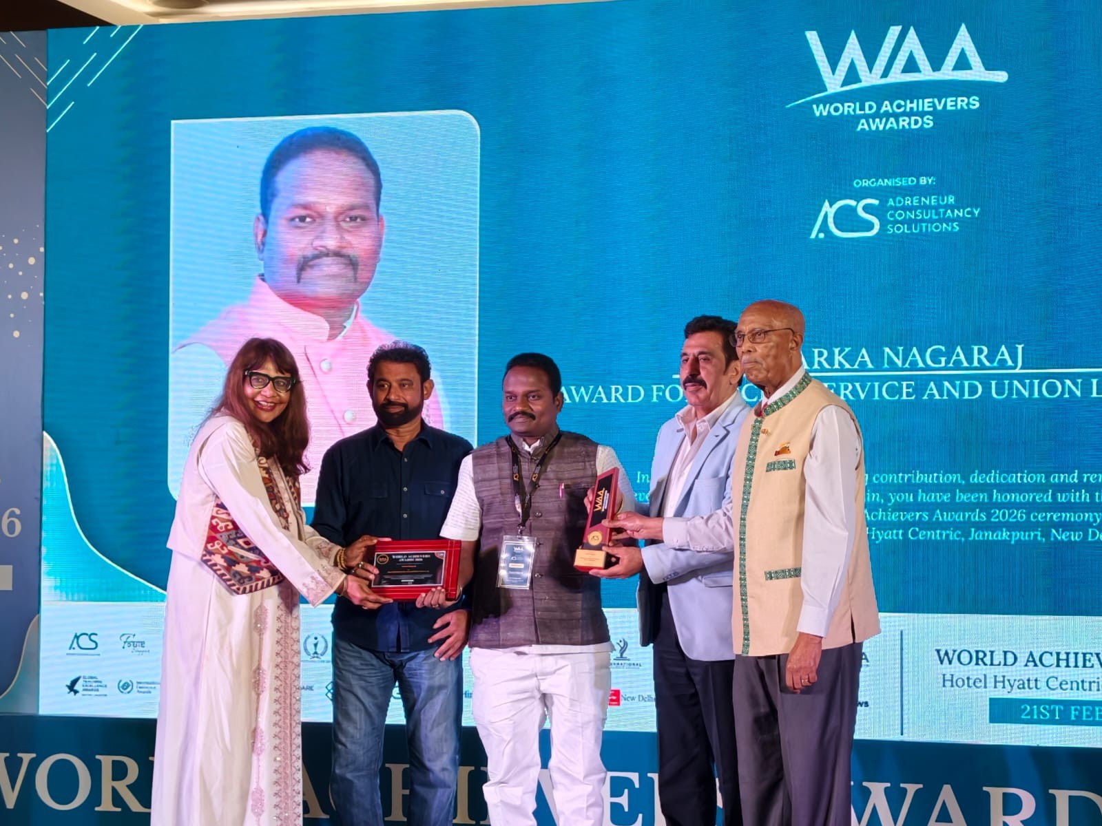 ప్రతిష్టాత్మిక అవార్డు అందుకున్న మూసాపేట్ వాసి