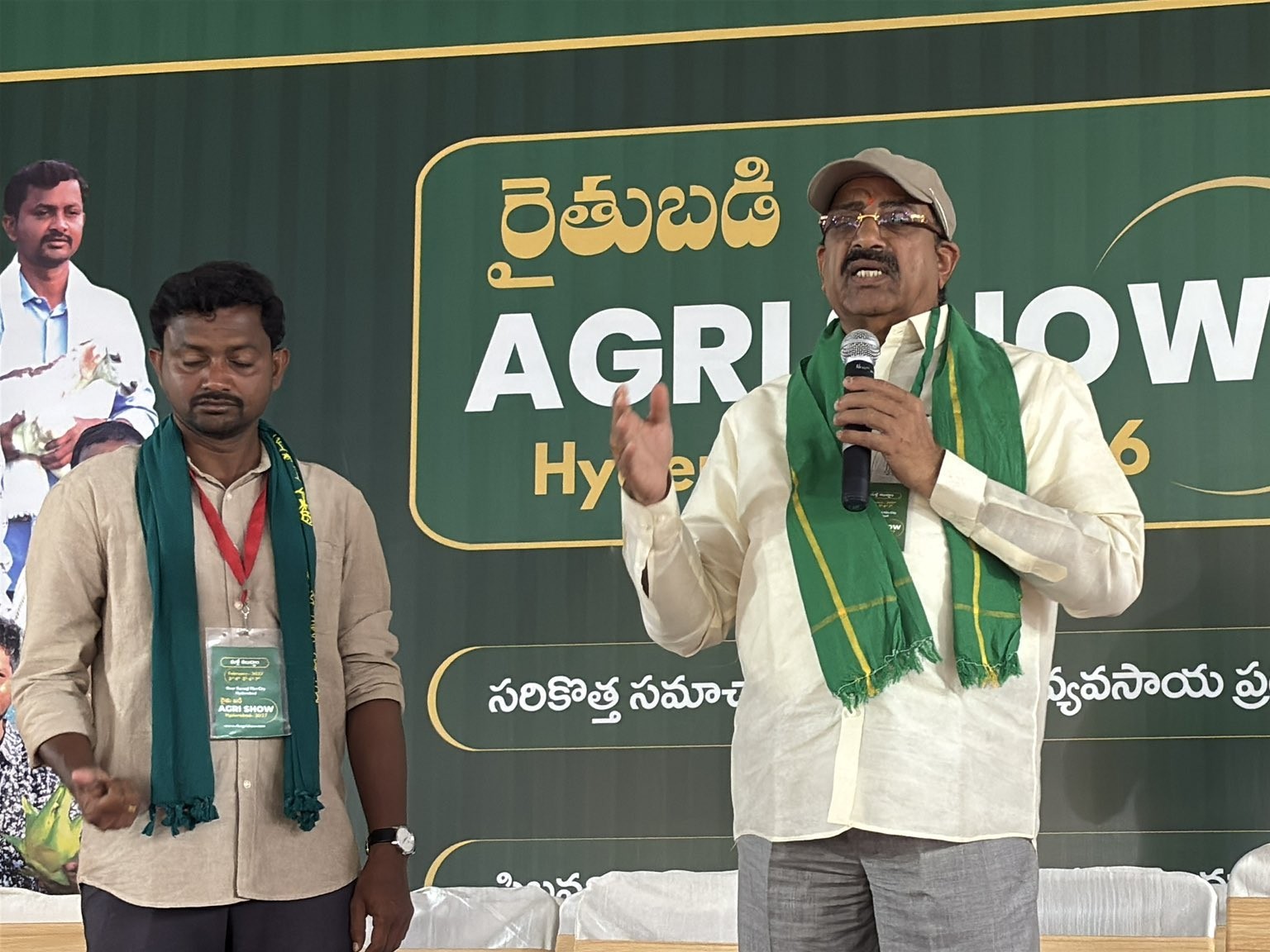 ‘రైతుబడి అగ్రి షో’ ను సందర్శించిన మంత్రి తుమ్మల