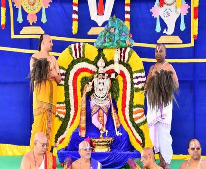 కొనసాగుతున్న యాదగిరిగుట్ట బ్రహ్మోత్సవాలు