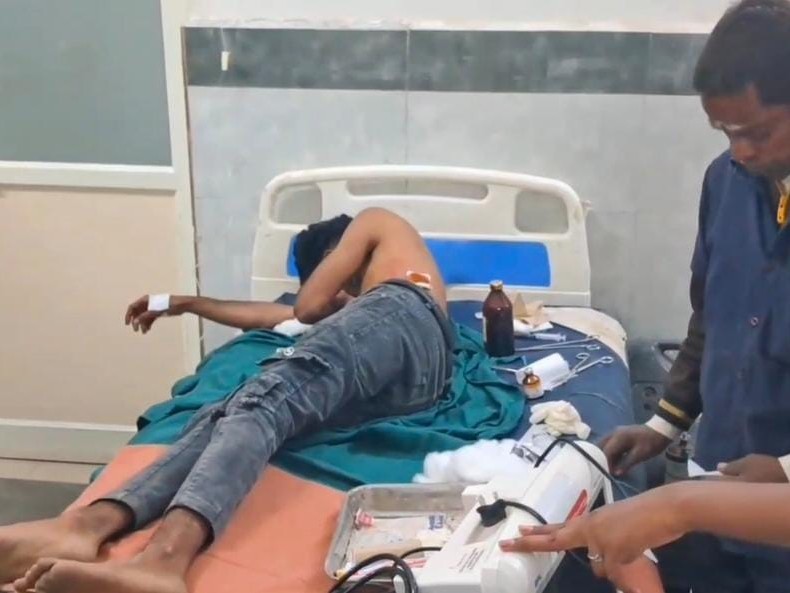 దుండగుల దాడిలో యువకుడికి గాయాలు