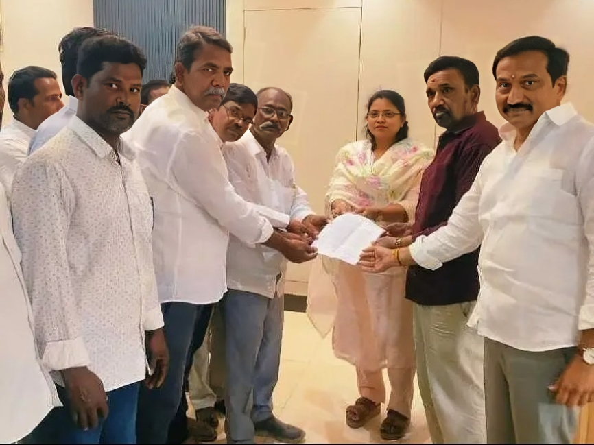 కాళీపట్నం నిర్వాసితులకు న్యాయం చేయాలని వినతి