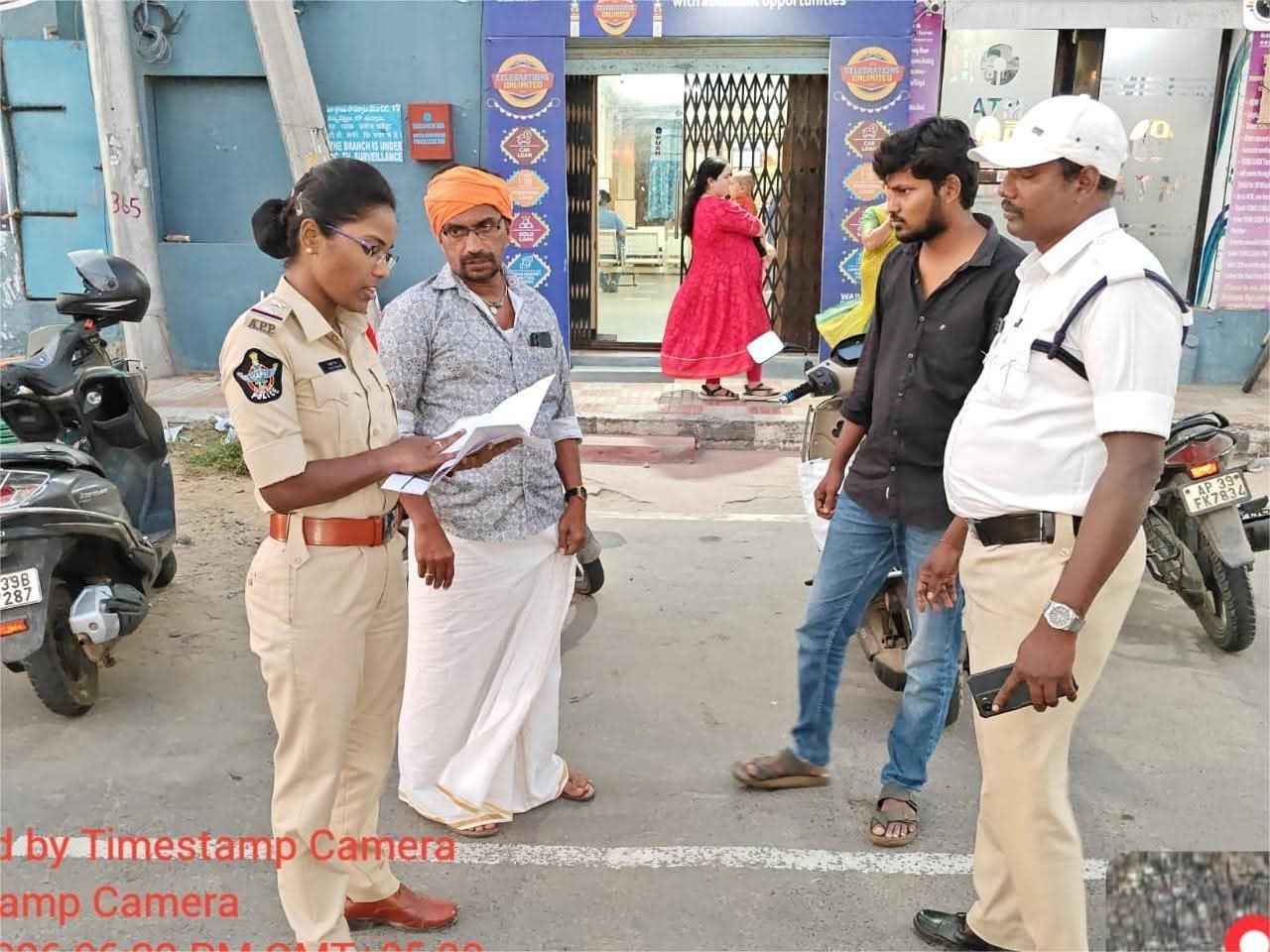 బాపట్లలో ముమ్మరంగా వాహన తనిఖీలు