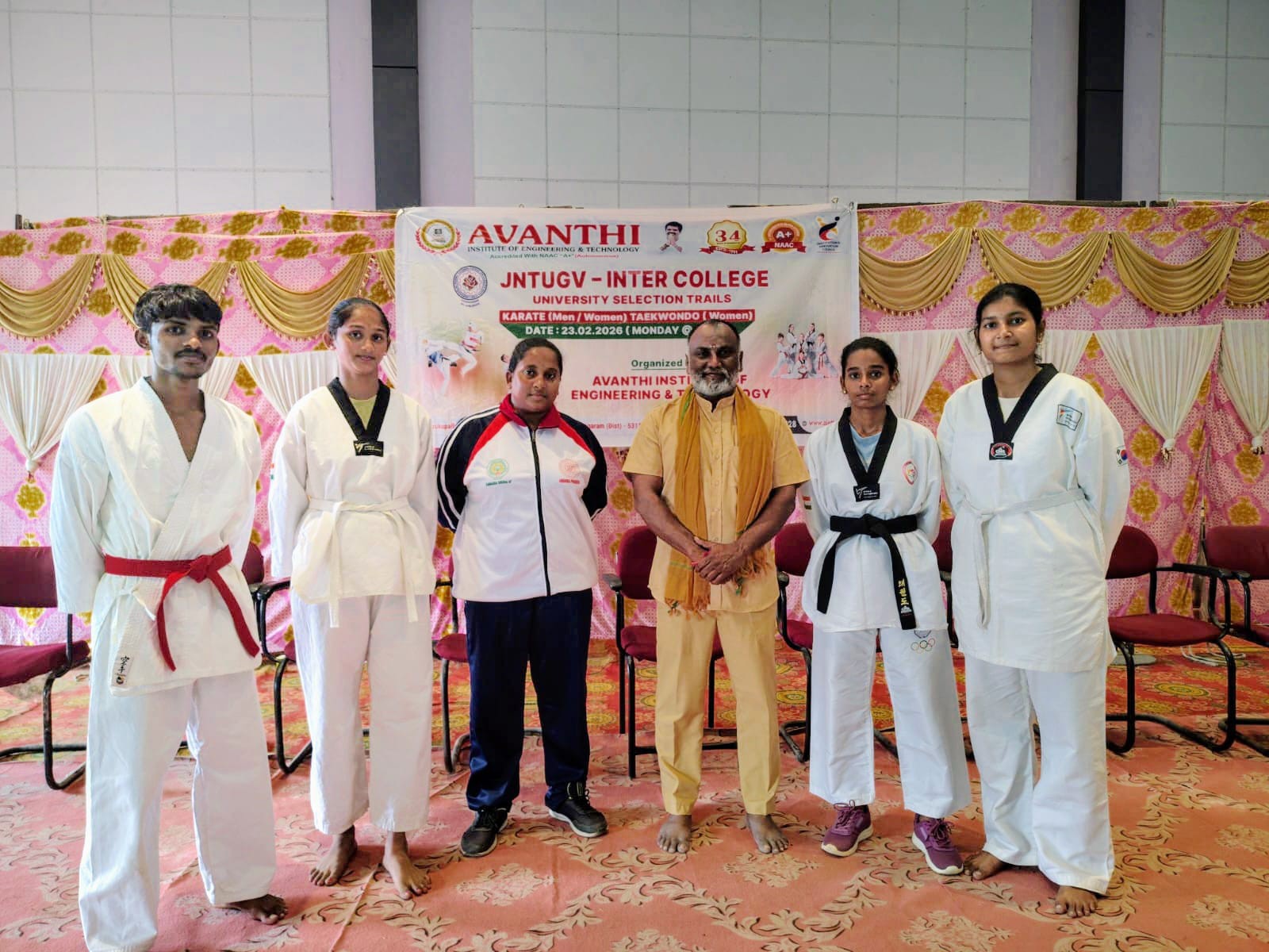 ఇంటర్ యూనివర్సిటీ సెలెక్షన్ ట్రైయల్స్‌లో విద్యార్థులు ప్రతిభ