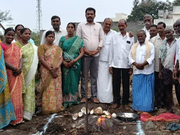 ​మోతెలో VOA భవనానికి శంకుస్థాపన చేసిన కీసర సంతోష్ రెడ్డి