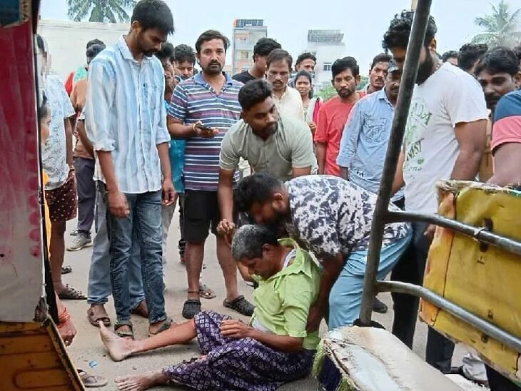 రోడ్డు ప్రమాదం..ఓ వ్యక్తికి గాయాలు..!