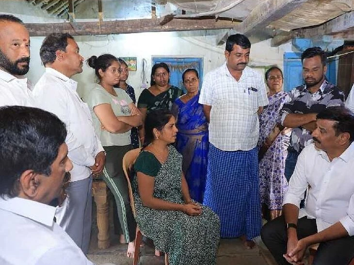 మాజీ ఎంపీపీని పరామర్శించిన ఎమ్మెల్యే