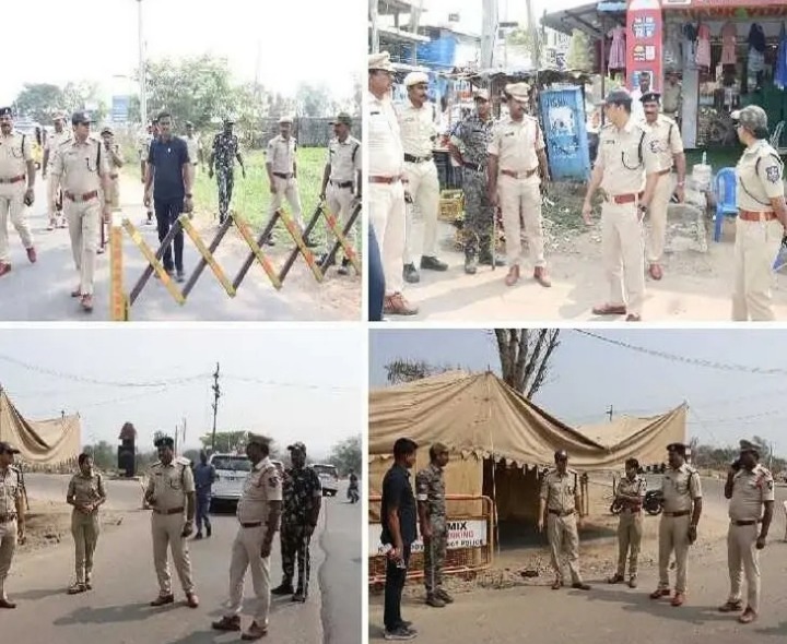 బాన్సువాడలో భద్రతా ఏర్పాట్లపై ఎస్పీ సమీక్ష