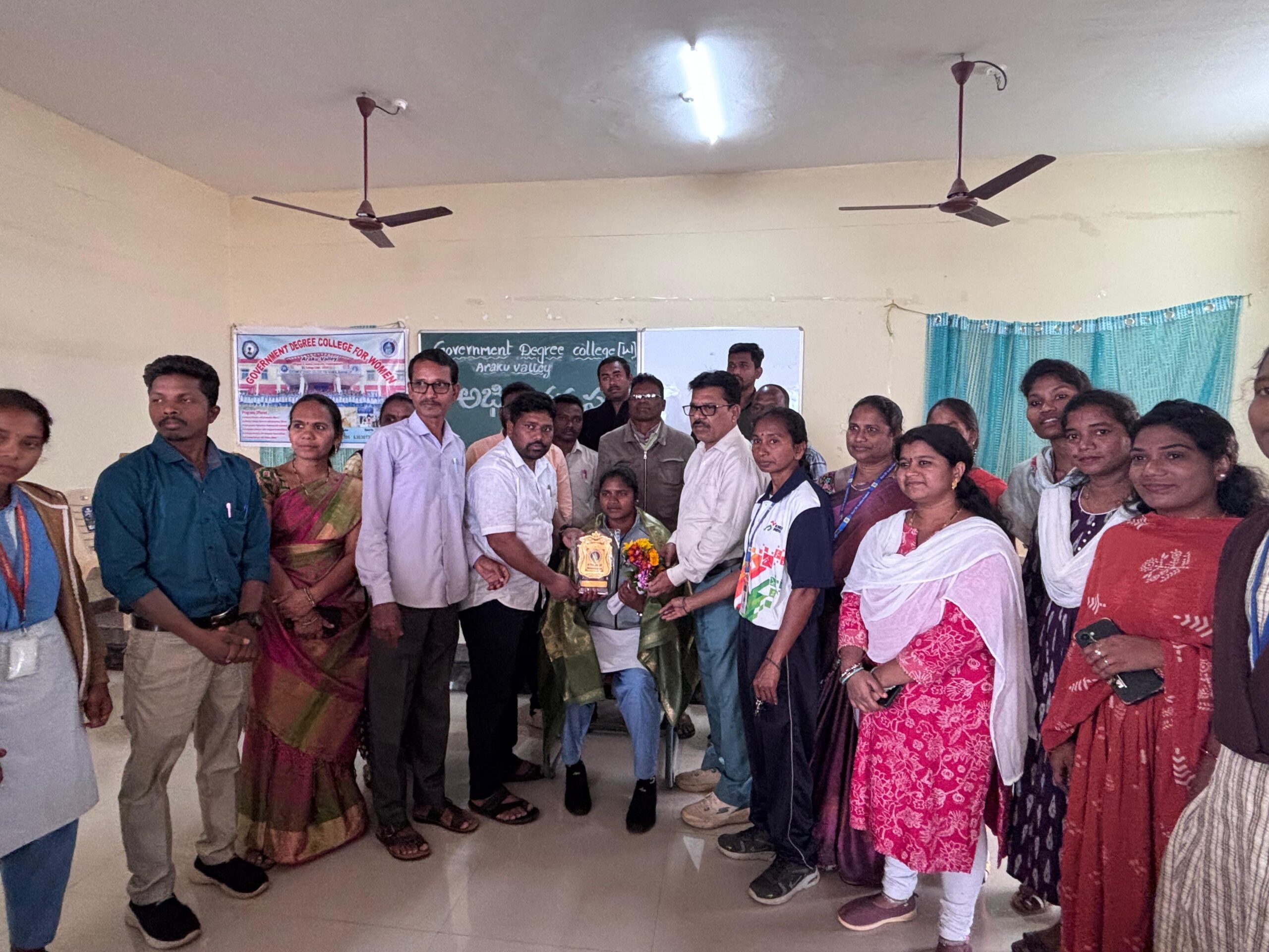 జాతీయ స్థాయి పోటీలకు అర్హత సాధించిన అరకు విద్యార్ధిని