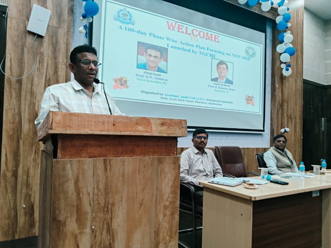 100 రోజుల యాక్షన్ ప్లాన్ అమలు చేయాలి: వీసీ