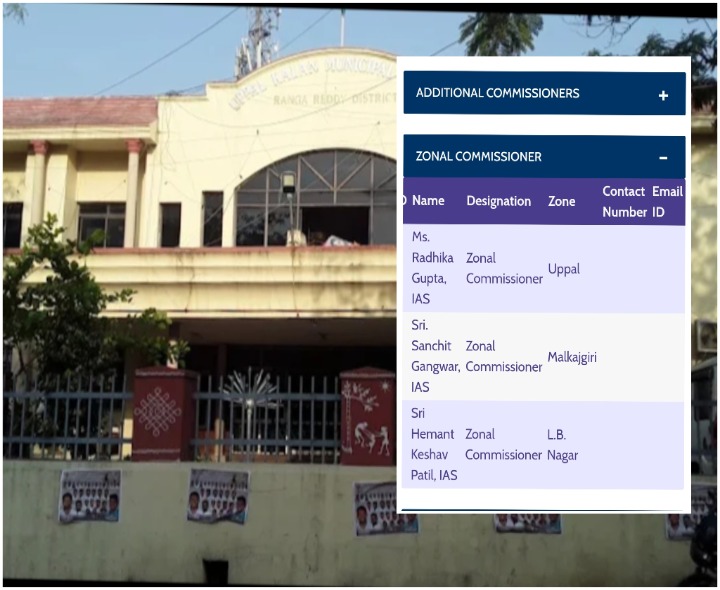 వెబ్ సైట్ సరే.. ZC అధికారుల కాంటాక్ట్ ఎక్కడ..?