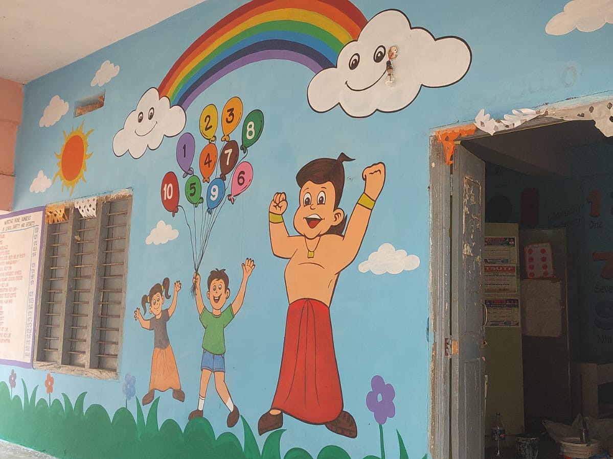 ముస్తాబైన ప్రీ-ప్రైమరీ గదులు..!