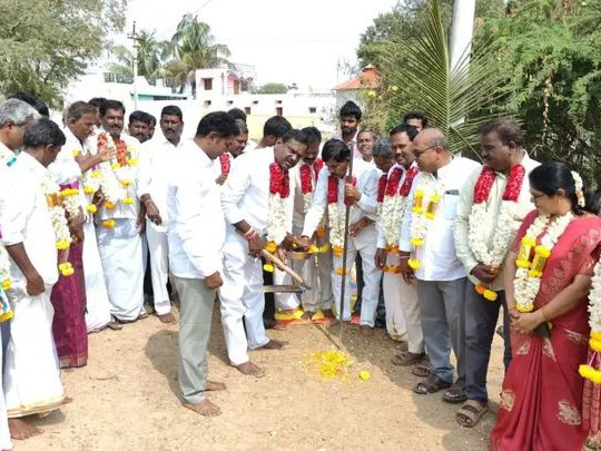 వెలగమేకలపల్లి బీటీ రోడ్డుకు భూమిపూజ