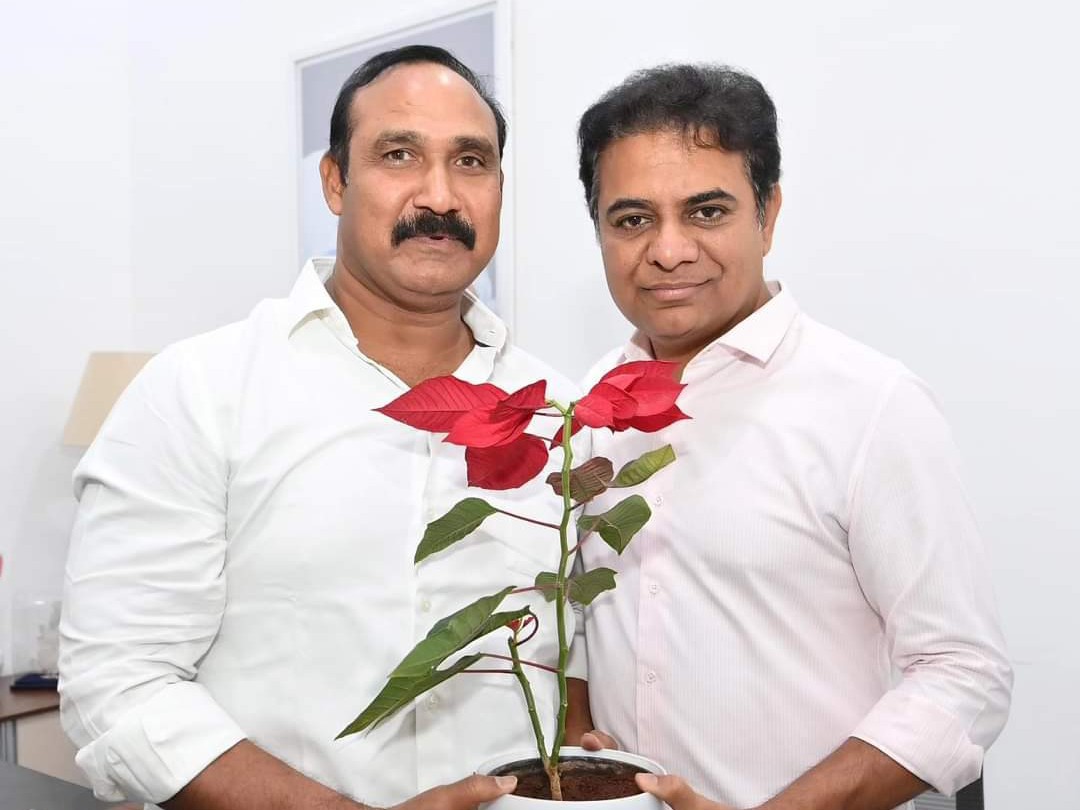 రేపు కోదాడకు రానున్న కేటీఆర్