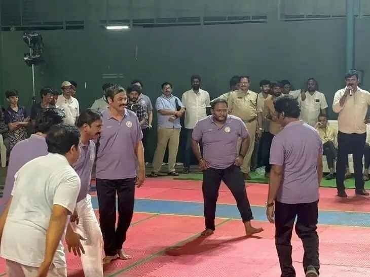 కబడ్డీ పోటీల్లో ఎమ్మెల్యే పార్థసారథికి గాయం