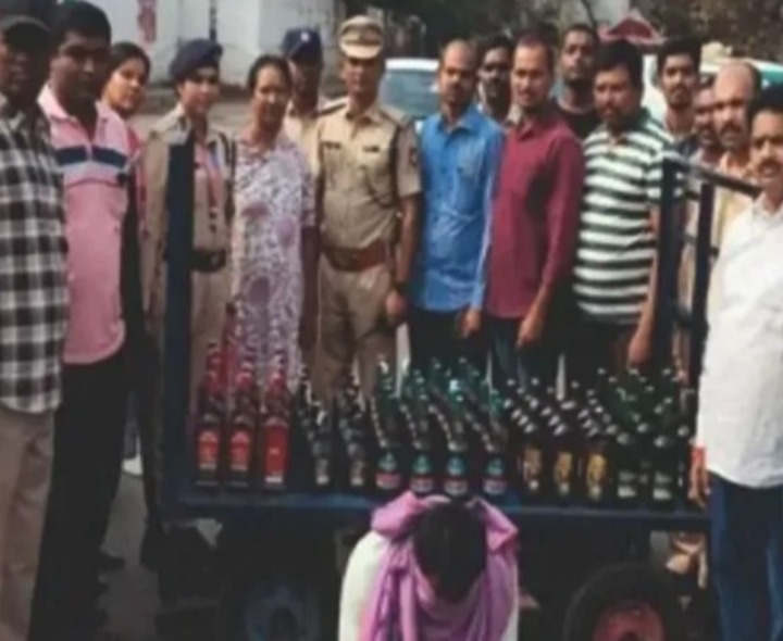 ’70 బాటిళ్ల అక్రమ మద్యం సీజ్’