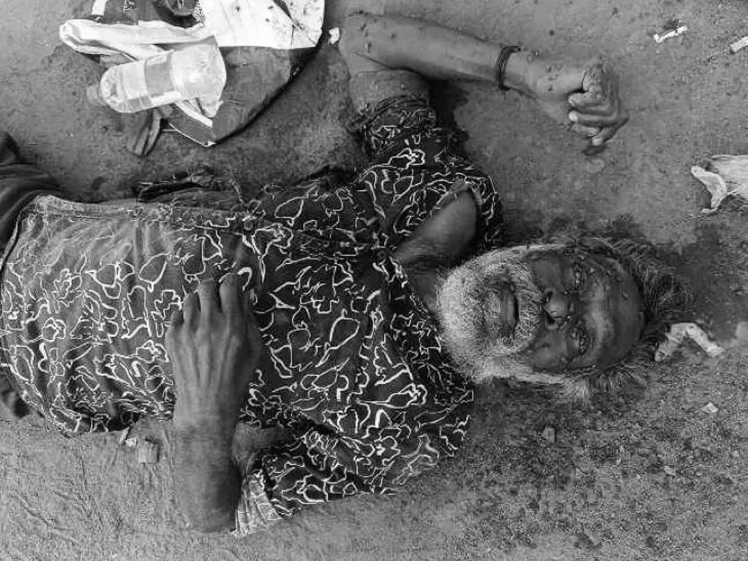 గుంటూరులో గుర్తుతెలియని వ్యక్తి మృతి