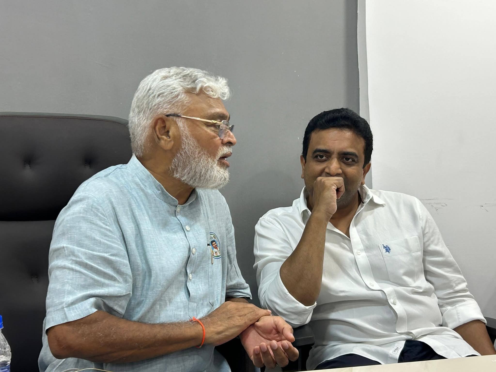 అంబటి రాంబాబుతో కాసు మహేష్ రెడ్డి భేటీ