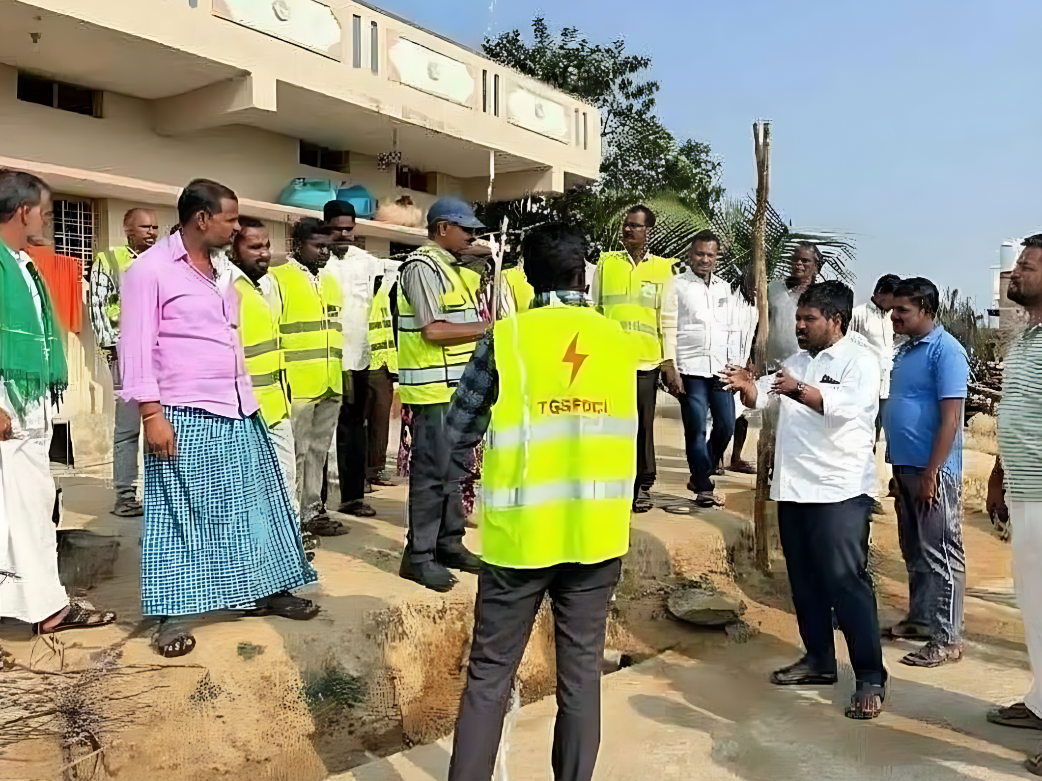 అన్నారెడ్డిపల్లిలో ఎస్ఈ భీమా పర్యటన