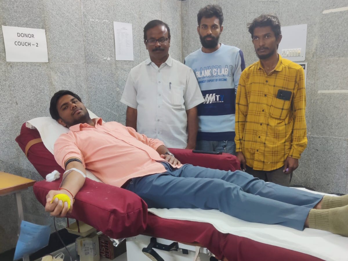 పడిపోతున్న రక్తం నిలువలు