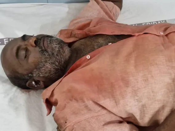 బస్సు ఢీకొని రైతుకు తీవ్ర గాయాలు