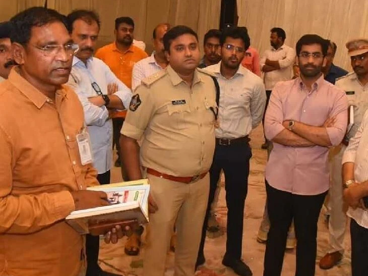 సీఎం పర్యటన ఏర్పాట్లను పరిశీలించిన SP