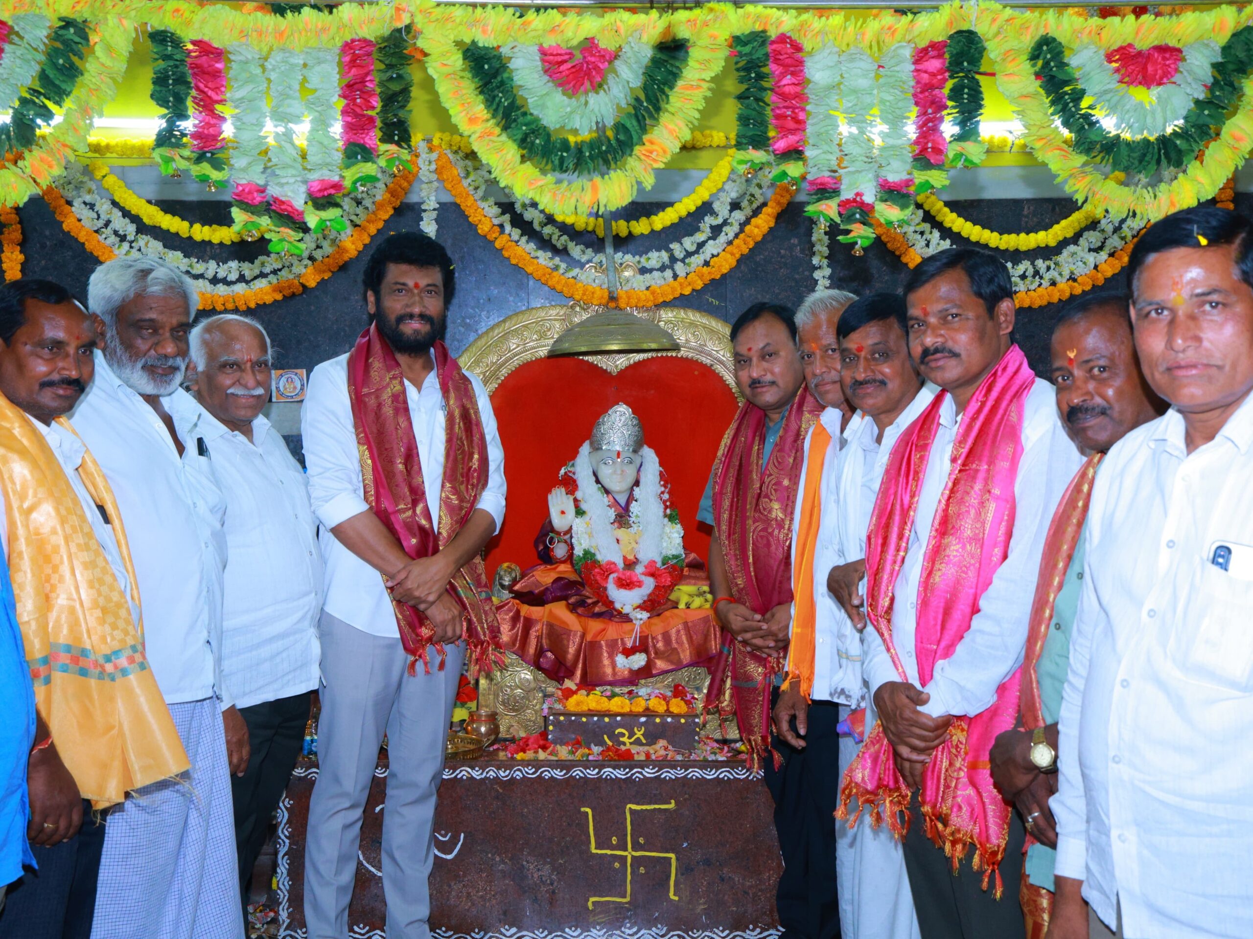 శబరిమాత ఆలయ వార్షికోత్సవంలో పాల్గొన్న ఎమ్మెల్యే