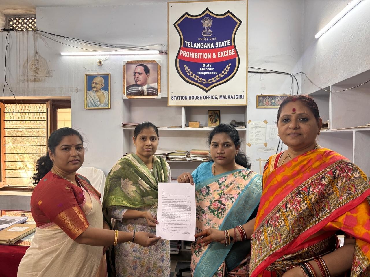 వైన్స్‌పై చర్యలు తీసుకోవాలని వినతి